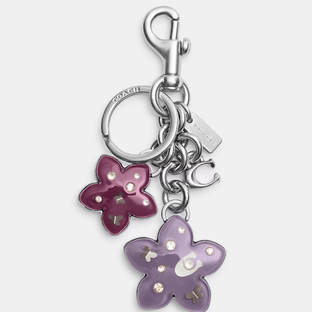 Coach Flower Cluster Bag Charm